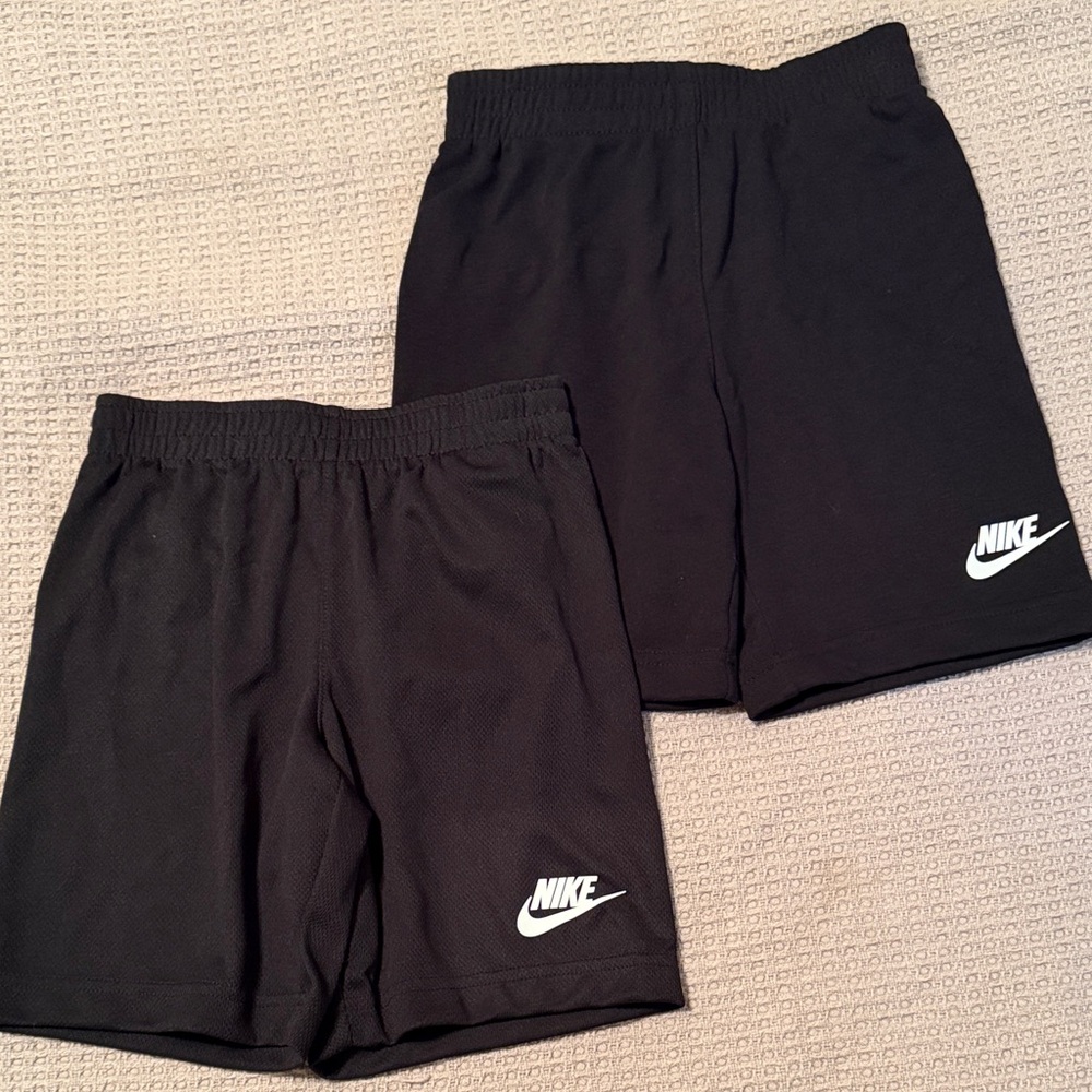 Nike Kids Black Shorts Duo